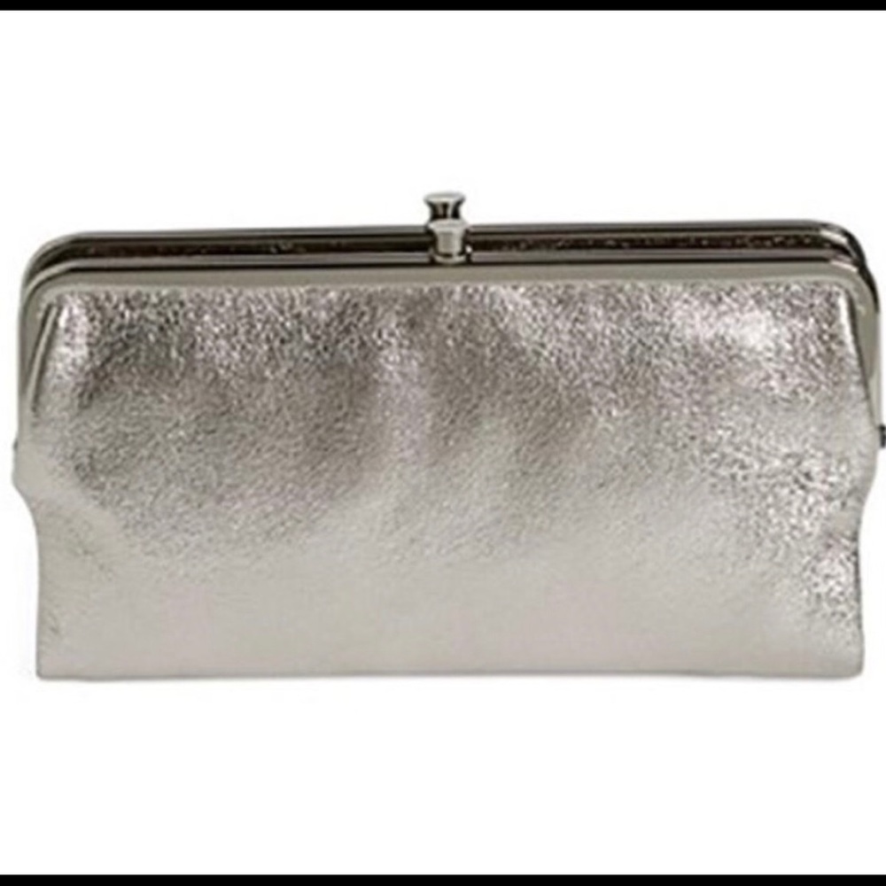 Hobo Silver Lauren Wallet Clutch